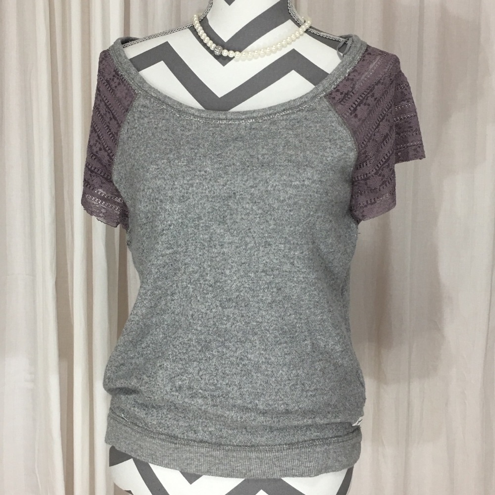 American Eagle outfitters lace sweatshirt